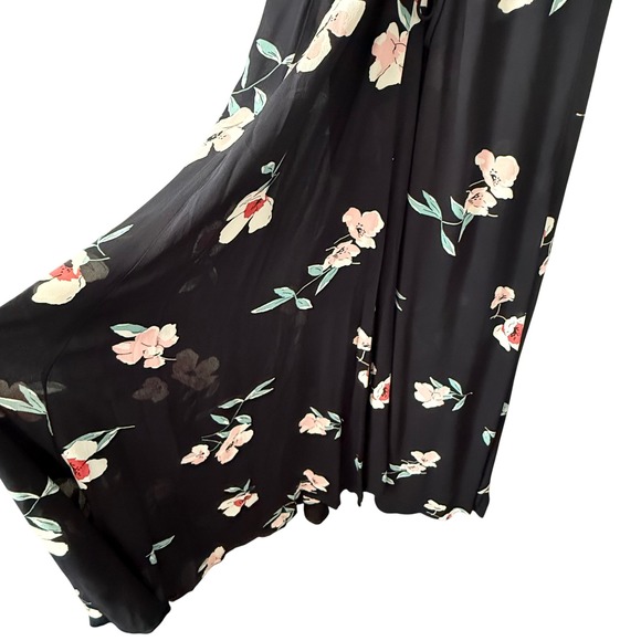 Reformation Tallulah Ornament Maxi Dress Black Floral | Open Back | Size 2 - Picture 10 of 11